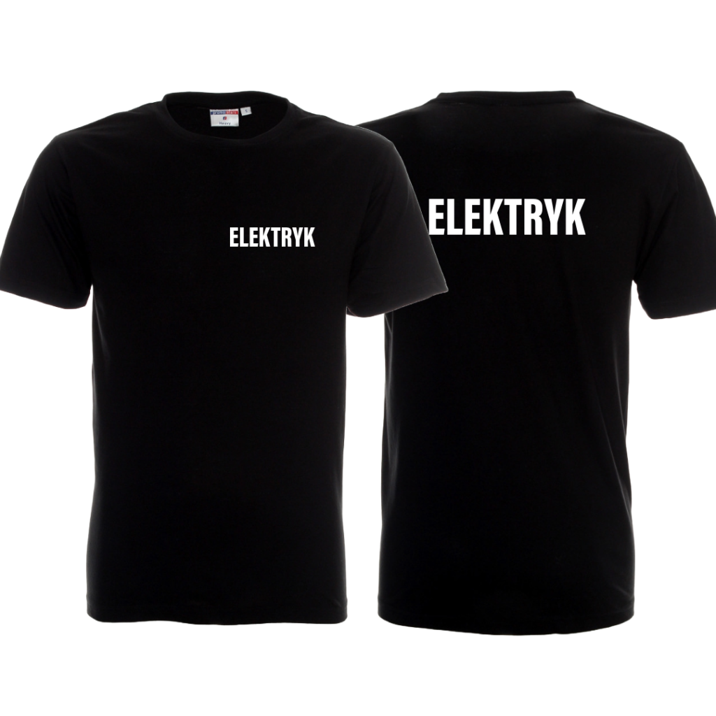 nacotokomu koszulka czarna z nadrukiem elektryk t-shirt elektryka Nacotokomu Opole (1)