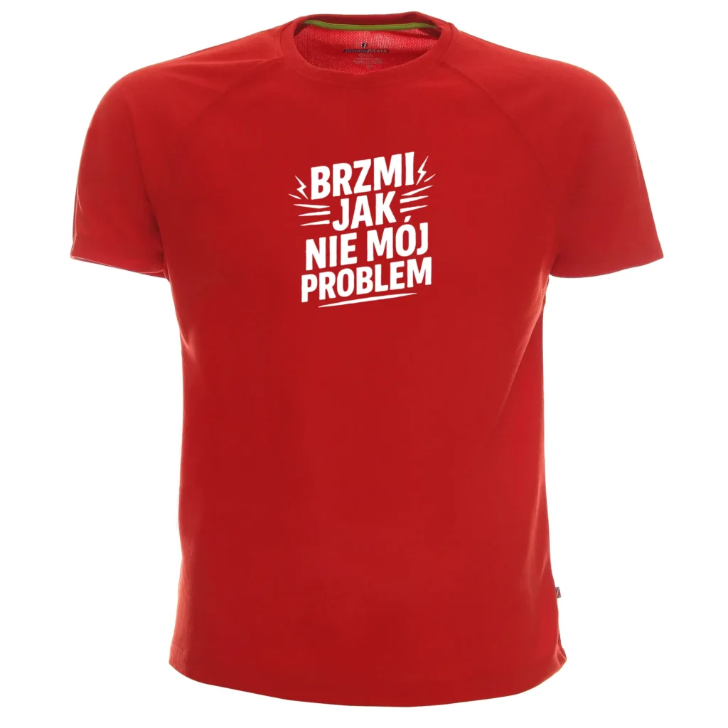 nacotokomu Koszulka Brzmi jak nie mój problem | Męska oddychająca