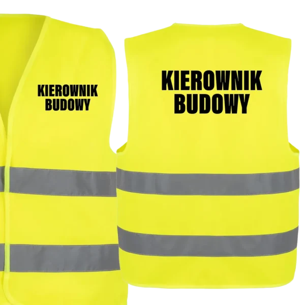 Kamizelka Odblaskowa KIEROWNIK BUDOWY